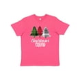 thumbnail image 1 of Inktastic Christmas Squad with Plaid Trees Youth T-Shirt, 1 of 5
