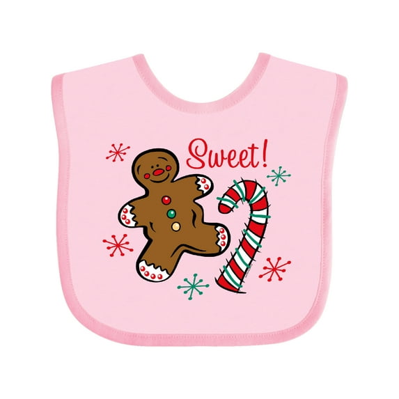 Inktastic Christmas Sweet Boys or Girls Baby Bib
