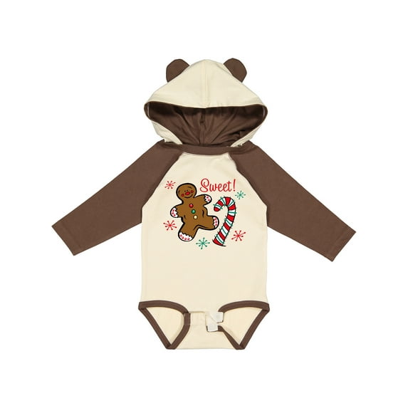 Inktastic Christmas Sweet Boys or Girls Long Sleeve Baby Bodysuit