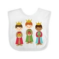 thumbnail image 1 of Inktastic Christmas Three Wisemen Boys or Girls Baby Bib, 1 of 4
