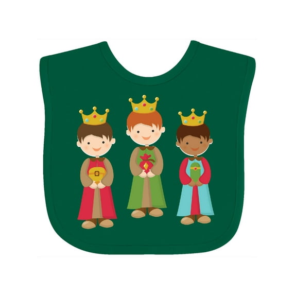 Inktastic Christmas Three Wisemen Boys or Girls Baby Bib