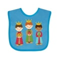 thumbnail image 1 of Inktastic Christmas Three Wisemen Boys or Girls Baby Bib, 1 of 4