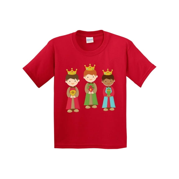 Inktastic Christmas Three Wisemen Youth T-Shirt
