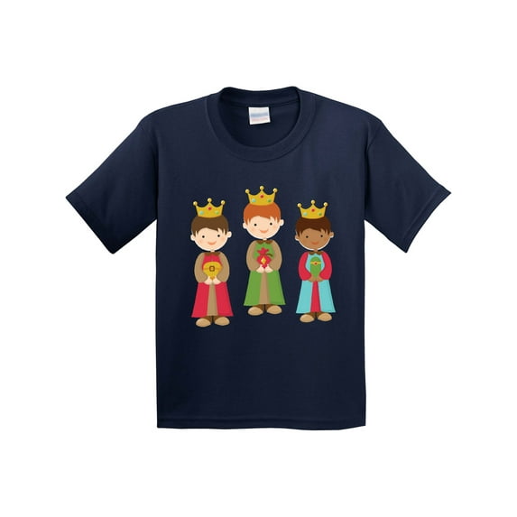 Inktastic Christmas Three Wisemen Youth T-Shirt