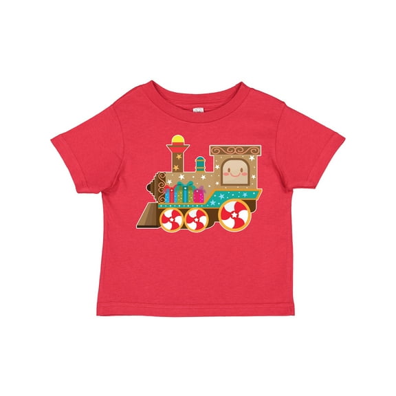 Inktastic Christmas Train Boys or Girls Toddler T-Shirt