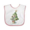 thumbnail image 1 of Inktastic Christmas Tree Boys or Girls Baby Bib, 1 of 4