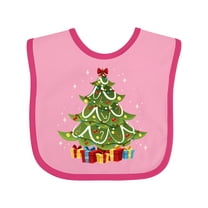 Inktastic Christmas Tree Boys or Girls Baby Bib
