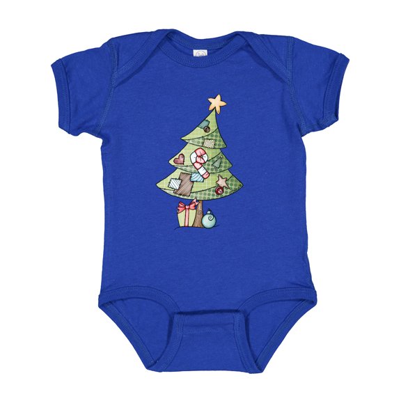 Inktastic Christmas Tree Boys or Girls Baby Bodysuit