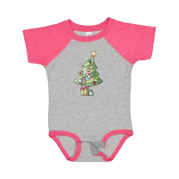 Inktastic Christmas Tree Boys or Girls Baby Bodysuit