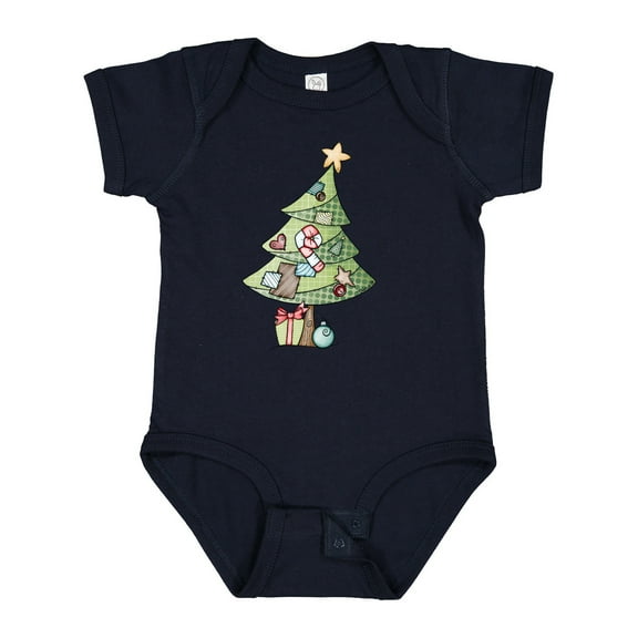 Inktastic Christmas Tree Boys or Girls Baby Bodysuit