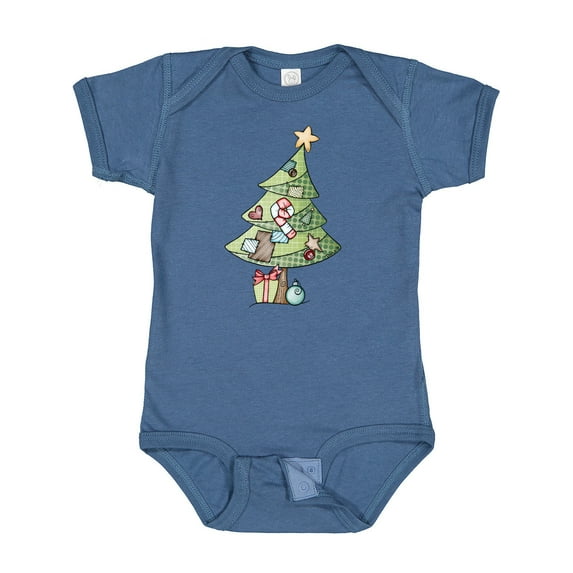 Inktastic Christmas Tree Boys or Girls Baby Bodysuit