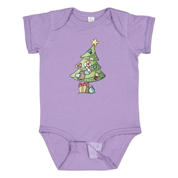Inktastic Christmas Tree Boys or Girls Baby Bodysuit