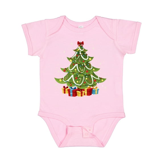 Inktastic Christmas Tree Boys or Girls Baby Bodysuit