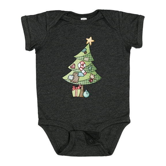 Inktastic Christmas Tree Boys or Girls Baby Bodysuit