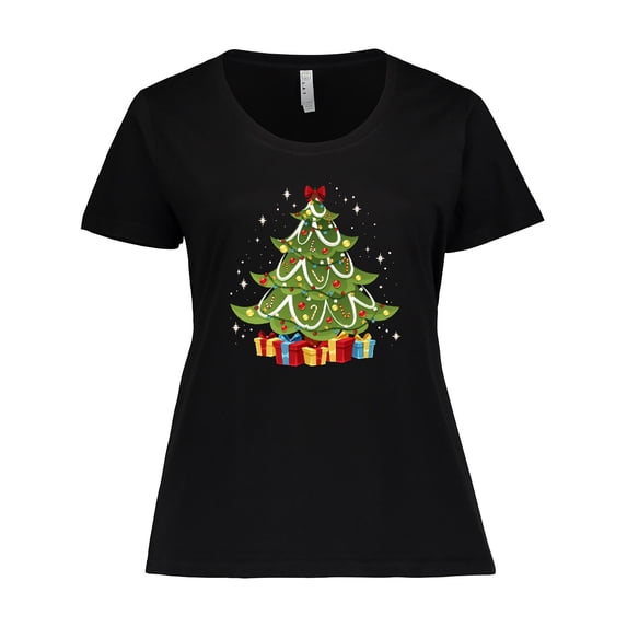 Inktastic Christmas Tree Women's Plus Size T-Shirt