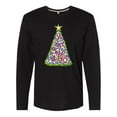 thumbnail image 1 of Inktastic Christmas Tree of Lights Long Sleeve T-Shirt, 1 of 5