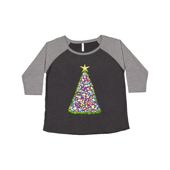 Inktastic Christmas Tree of Lights Women's Plus Size T-Shirt