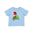 thumbnail image 1 of Inktastic Christmas Turtle in with Santa Hat and Snowflakes Boys or Girls Baby T-Shirt, 1 of 5