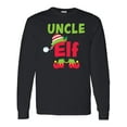thumbnail image 1 of Inktastic Christmas Uncle Elf Long Sleeve T-Shirt, 1 of 5