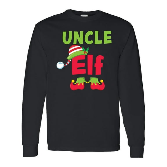 Inktastic Christmas Uncle Elf Long Sleeve T-Shirt