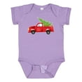 thumbnail image 1 of Inktastic Christmas Vintage Truck with Christmas Tree Boys or Girls Baby Bodysuit, 1 of 5