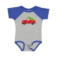 thumbnail image 1 of Inktastic Christmas Vintage Truck with Christmas Tree Boys or Girls Baby Bodysuit, 1 of 5