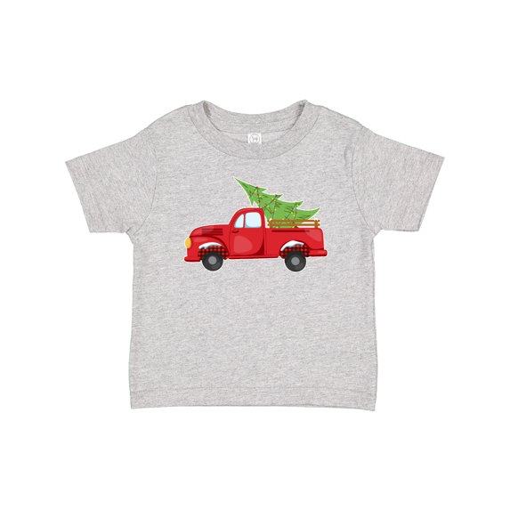 Inktastic Christmas Vintage Truck with Christmas Tree Boys or Girls Baby T-Shirt
