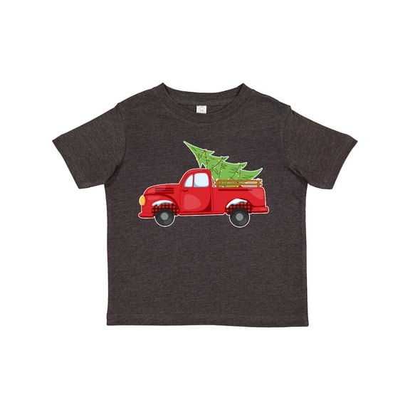 Inktastic Christmas Vintage Truck with Christmas Tree Boys or Girls Toddler T-Shirt