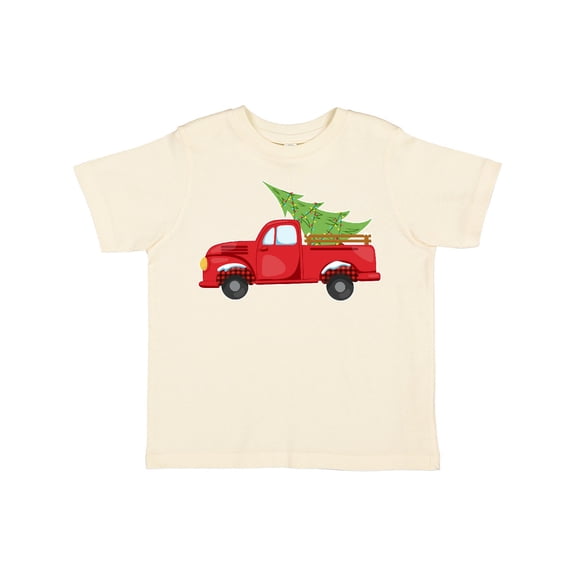 Inktastic Christmas Vintage Truck with Christmas Tree Boys or Girls Toddler T-Shirt