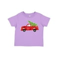 thumbnail image 1 of Inktastic Christmas Vintage Truck with Christmas Tree Boys or Girls Toddler T-Shirt, 1 of 5
