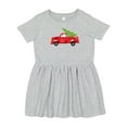 thumbnail image 1 of Inktastic Christmas Vintage Truck with Christmas Tree Girls Toddler Dress, 1 of 5