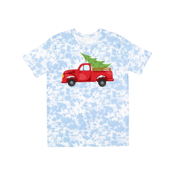 Inktastic Christmas Vintage Truck with Christmas Tree T-Shirt