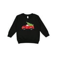 thumbnail image 1 of Inktastic Christmas Vintage Truck with Christmas Tree Toddler Sweatshirt, 1 of 4