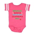 thumbnail image 1 of Inktastic Christmas Whatever Santa Doesn't Bring Me Grandma Will Boys or Girls Baby Bodysuit, 1 of 5