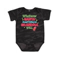 thumbnail image 1 of Inktastic Christmas Whatever Santa Doesn't Bring Me Grandma Will Boys or Girls Baby Bodysuit, 1 of 5