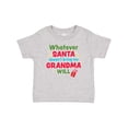 thumbnail image 1 of Inktastic Christmas Whatever Santa Doesn't Bring Me Grandma Will Boys or Girls Baby T-Shirt, 1 of 5
