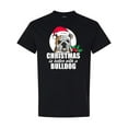 thumbnail image 1 of Inktastic Christmas is Better with a Bulldog T-Shirt, 1 of 5