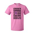 thumbnail image 1 of Inktastic Chronic Pain Awareness Strength Courage and Support T-Shirt, 1 of 5