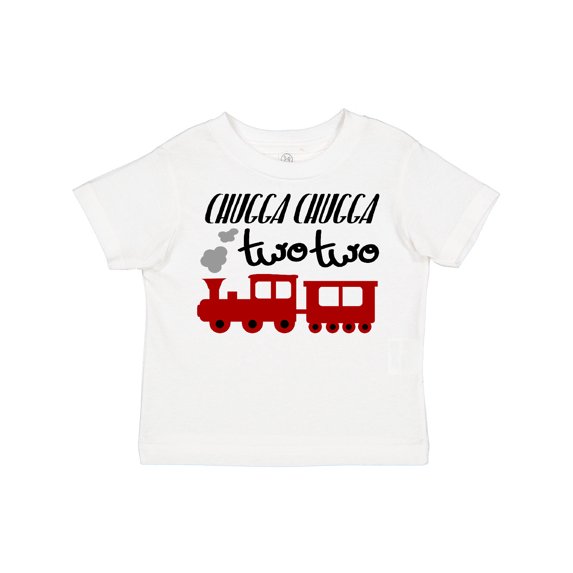 Inktastic Chugga Chugga Two Two Train Boys or Girls Toddler T-Shirt