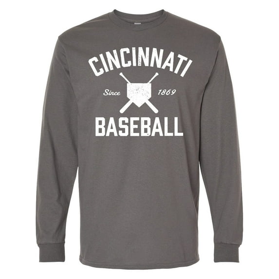 Inktastic Cincinnati Baseball Long Sleeve T-Shirt