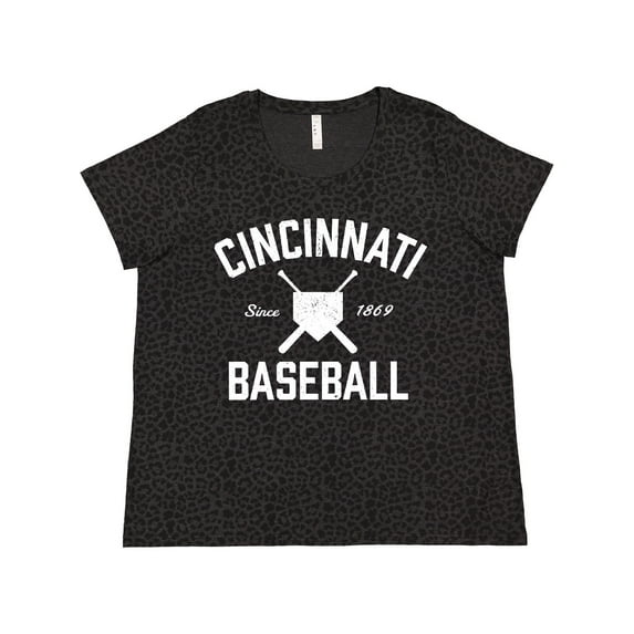 Inktastic Cincinnati Baseball Women's Plus Size T-Shirt