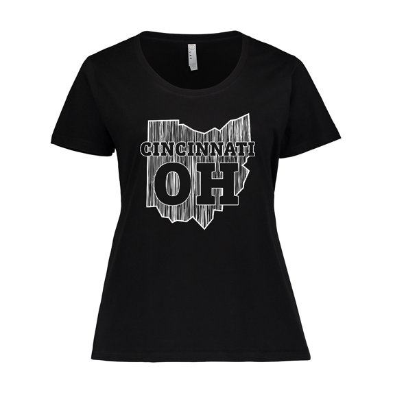 Inktastic Cincinnati Oh Women's Plus Size T-Shirt