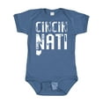 thumbnail image 1 of Inktastic Cincinnati, Ohio Distressed Font Boys or Girls Baby Bodysuit, 1 of 5
