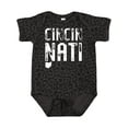 thumbnail image 1 of Inktastic Cincinnati, Ohio Distressed Font Boys or Girls Baby Bodysuit, 1 of 5