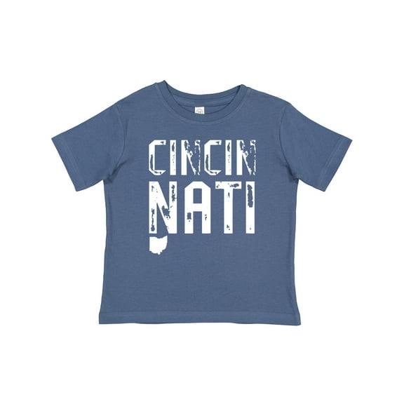 Inktastic Cincinnati, Ohio Distressed Font Boys or Girls Baby T-Shirt