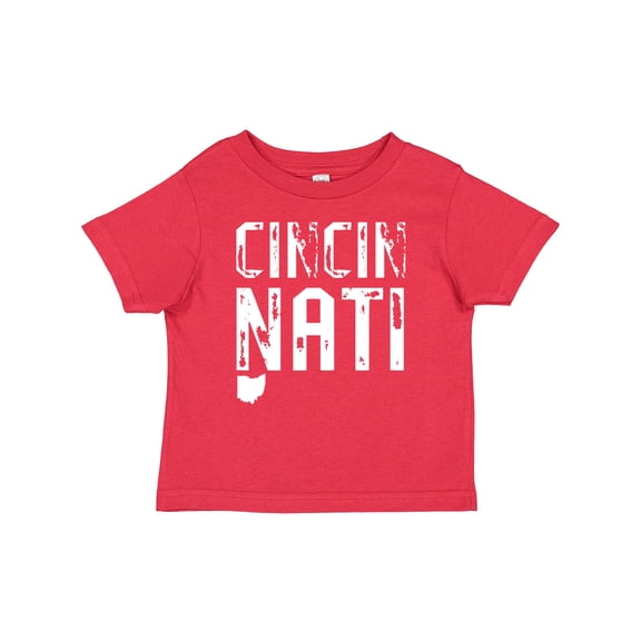Inktastic Cincinnati, Ohio Distressed Font Boys or Girls Baby T-Shirt
