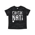 thumbnail image 1 of Inktastic Cincinnati, Ohio Distressed Font Boys or Girls Toddler T-Shirt, 1 of 5