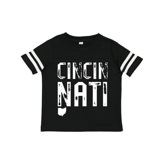 Inktastic Cincinnati, Ohio Distressed Font Boys or Girls Toddler T-Shirt