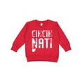 thumbnail image 1 of Inktastic Cincinnati, Ohio Distressed Font Toddler Sweatshirt, 1 of 4