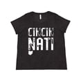 thumbnail image 1 of Inktastic Cincinnati, Ohio Distressed Font Women's Plus Size T-Shirt, 1 of 5